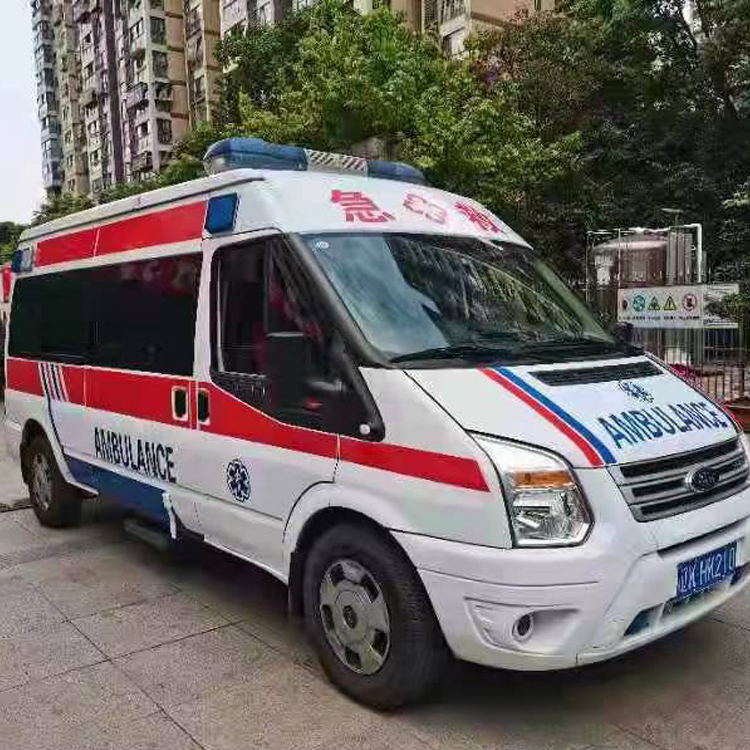 包头长途救护车护送病人返乡